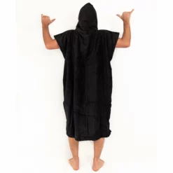 All-In Classic Poncho Flash Black Turquoise -Duotone Vente classic poncho flash black turquoise 2