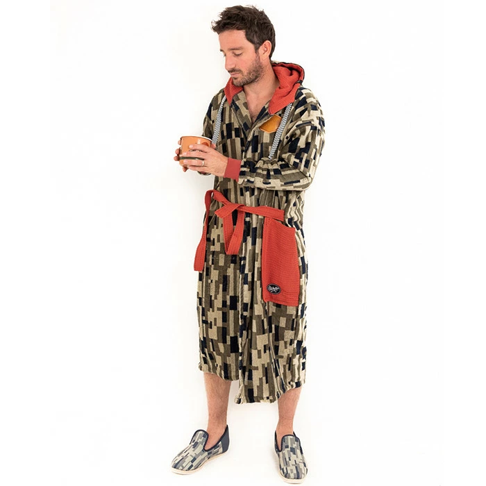 All-In Peignoir De Bain Jacquard Polo 5 All-In Peignoir De Bain Jacquard Polo – Image 5