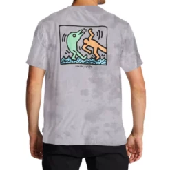 Billabong T-shirt Dolphin Dance X Keith Haring -Duotone Vente t shirt dolphin dance x keith haring 2