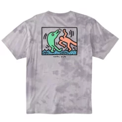 Billabong T-shirt Dolphin Dance X Keith Haring -Duotone Vente t shirt dolphin dance x keith haring 5