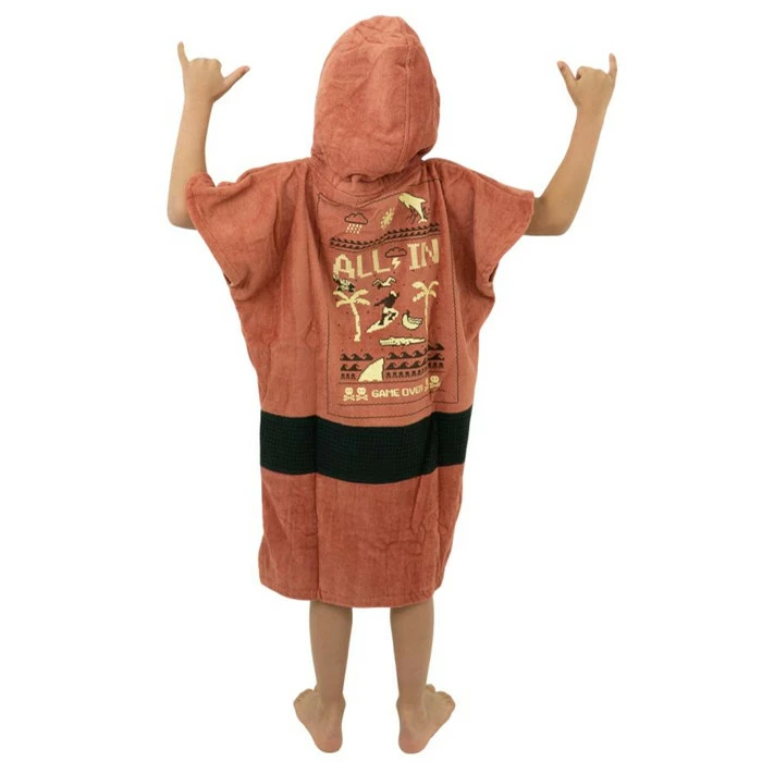 All-In V Poncho Junior Gammer Brown 2 All-In V Poncho Junior Gammer Brown – Image 2