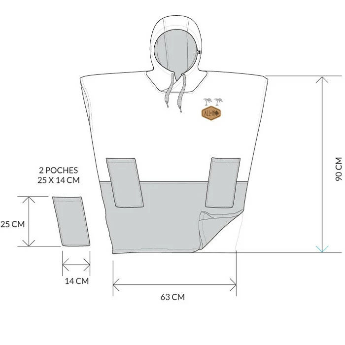 All-In V Poncho Junior Gammer Brown 4 All-In V Poncho Junior Gammer Brown – Image 4